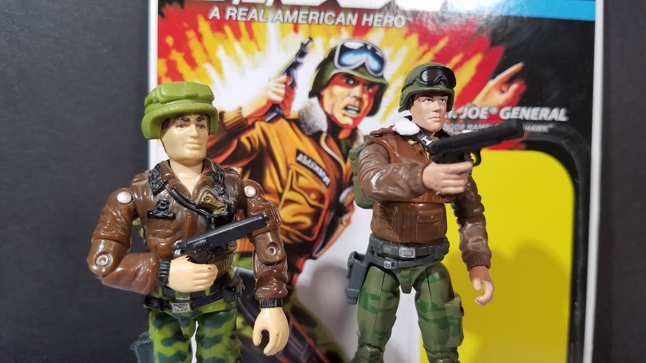 HCC788 - Vintage and Modern - 1986 HAWK / 2008 G.I. JOE HAWK!