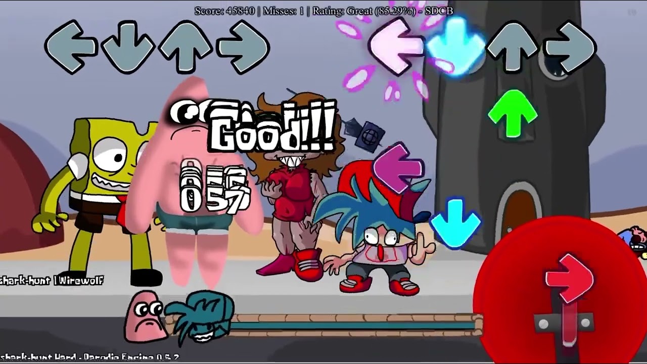 FNF Vs Spongebob Parodies V3 - Shark Hunt (Read Description)