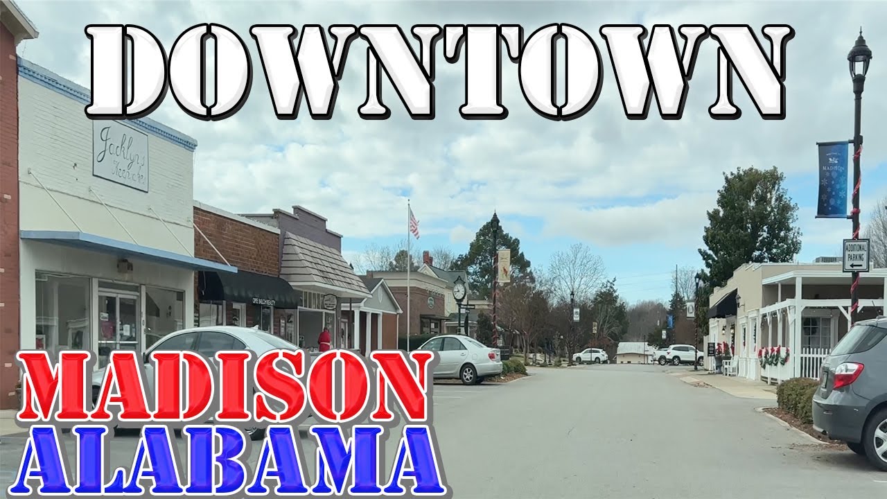 Madison - Alabama - 4K Downtown Drive