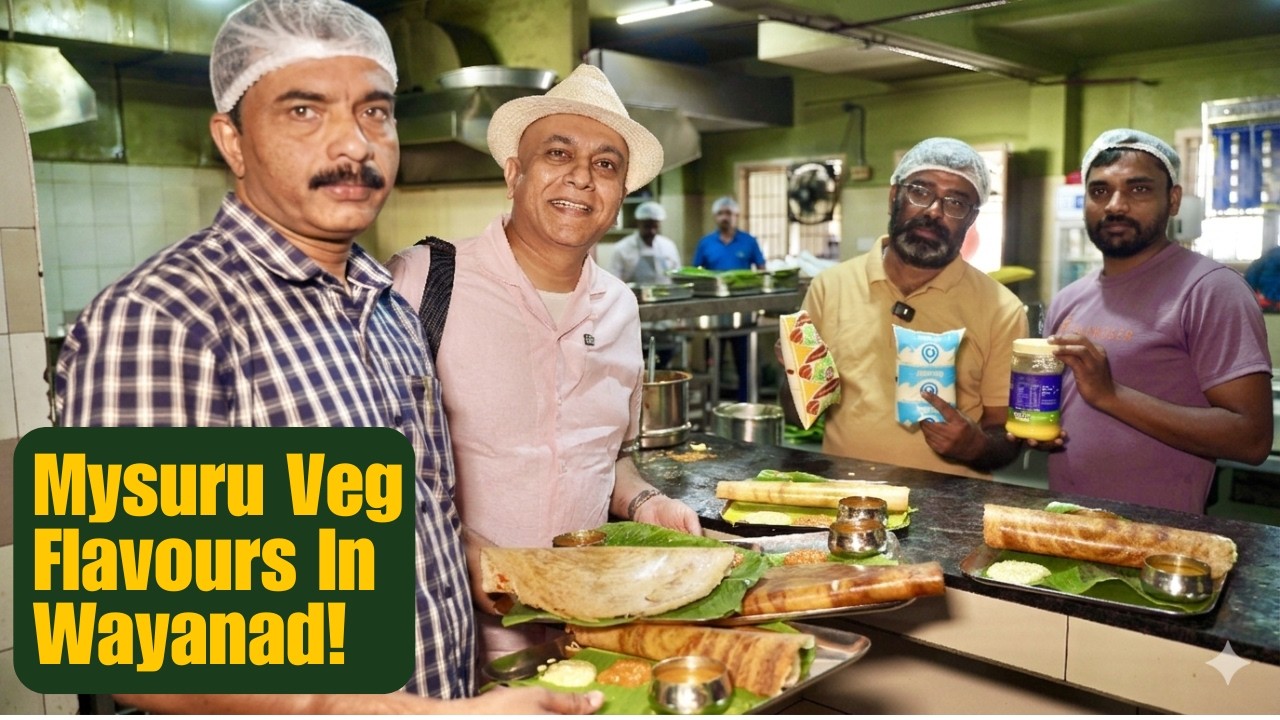 Authentic Mysore Style Breakfast in Wayanad! 🌿 Mysore Veg Caf&eacute;, Sulthan Bathery ☕️