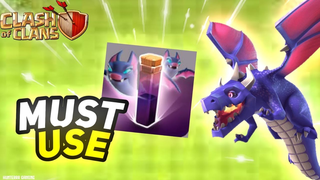 Th 12 Drag Bat is Legendery Strategy ! ( Best Combo ) #clashofclans #newupdate