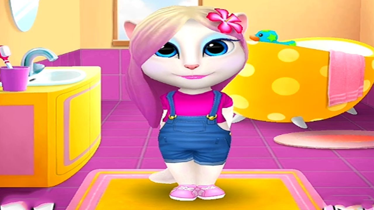 My Talking Angela Gameplay - Level 17 18 19 - Great Makeover - Best Games for Kids HD