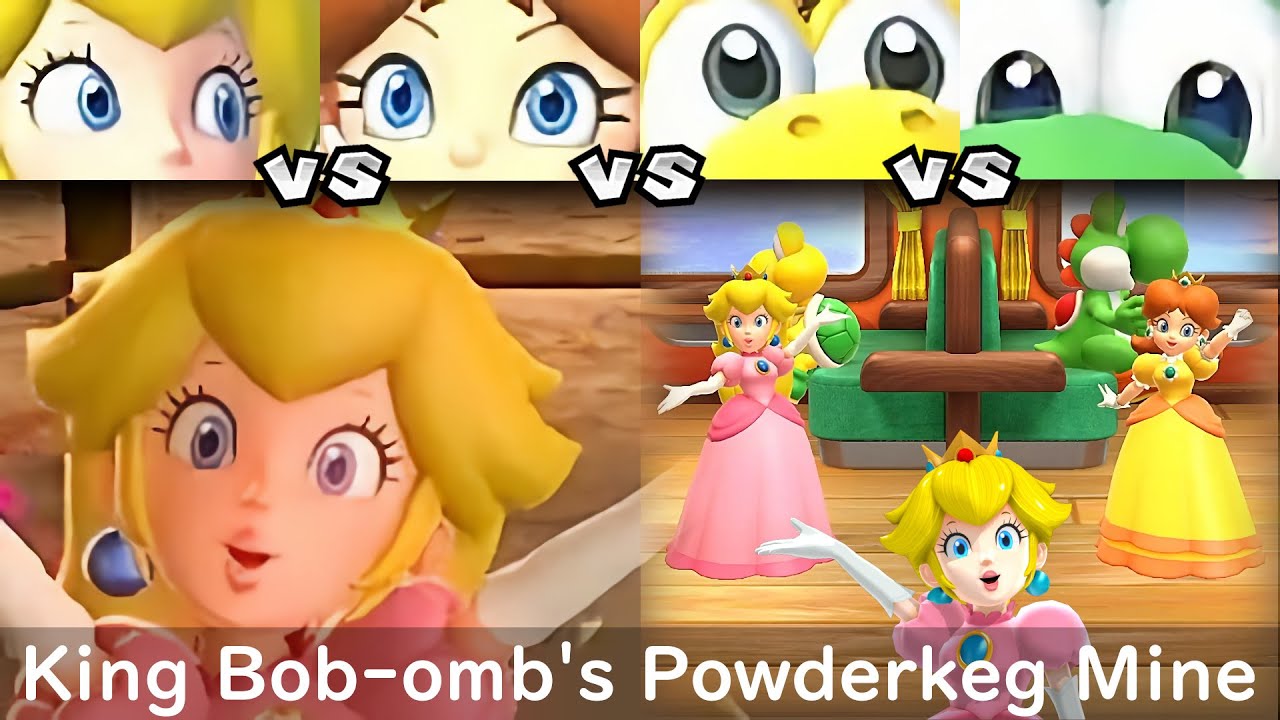 Super Mario Party Peach vs Daisy vs Koopa Troopa vs Yoshi #67
