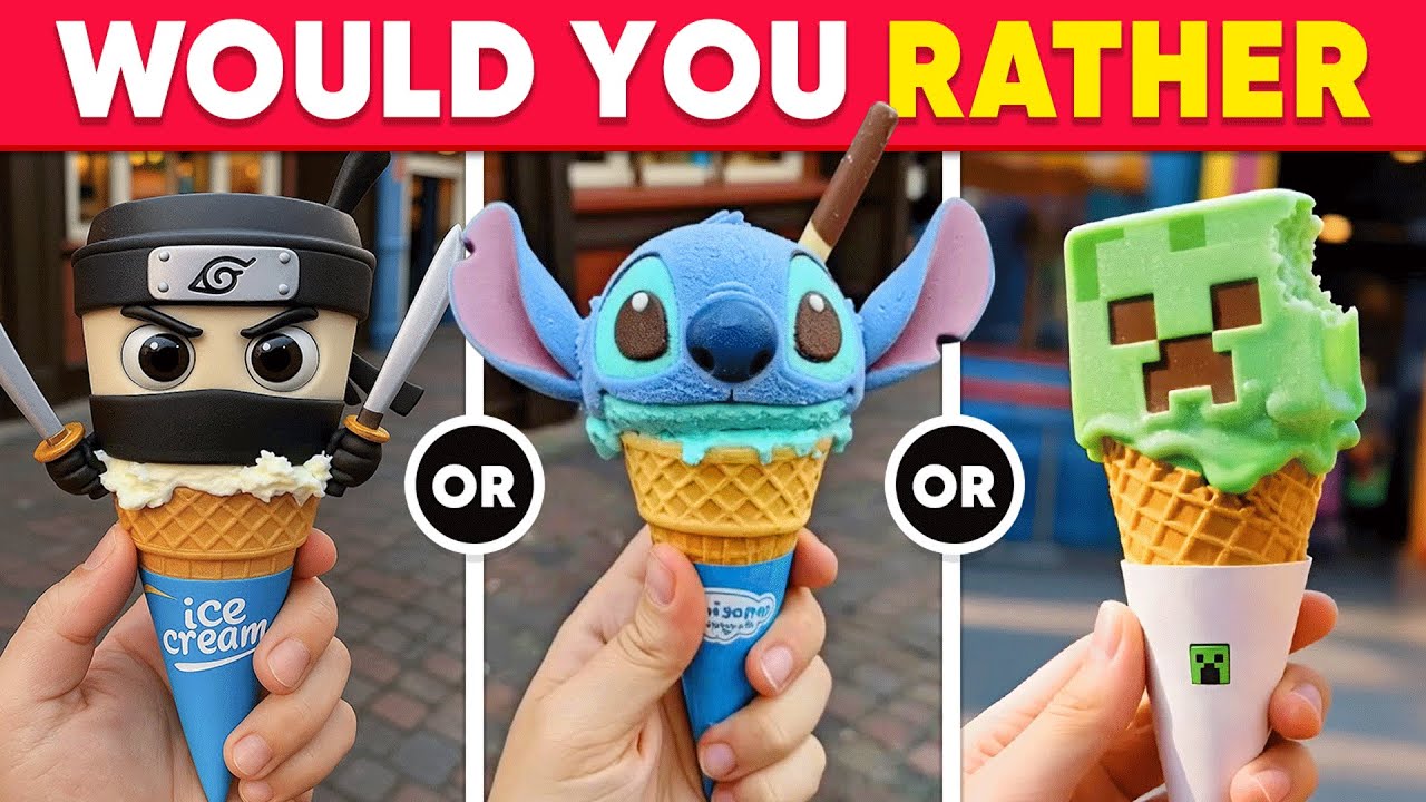 Would You Rather...? Ice Cream and Sweets Edition 🍦🍫🍩 Daily Quiz