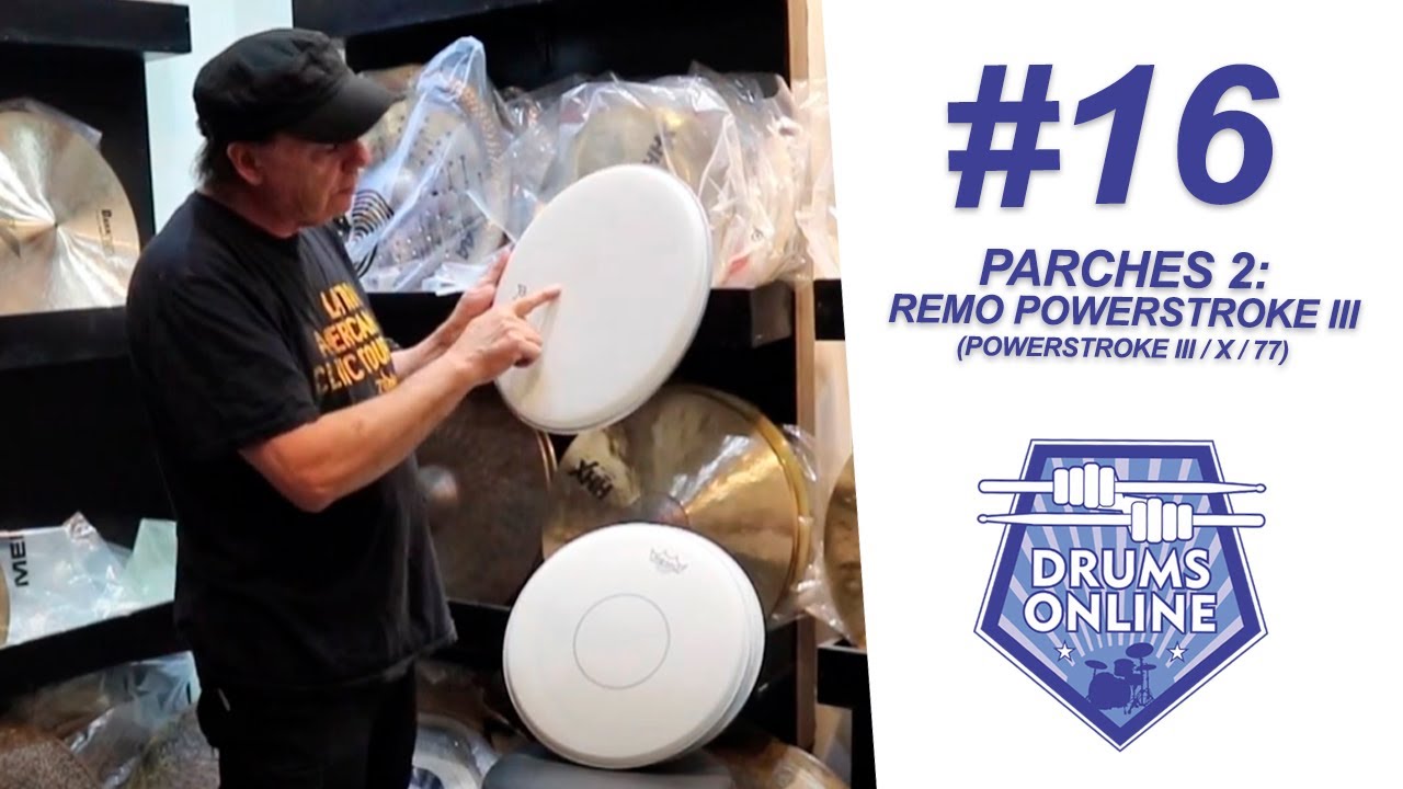 #DrumsonlineTips 16: Parches 2: Remo POWERSTROKE III (POWERSTROKE - X - 77)