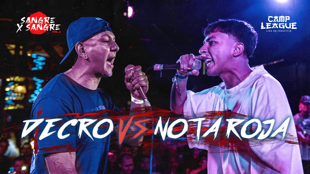NOTA ROJA vs DECROBRUJA (EXHIBICIÓN) - SANGRE X SANGRE Vol. 2 #freestylerap #decrobruja #Notaroja