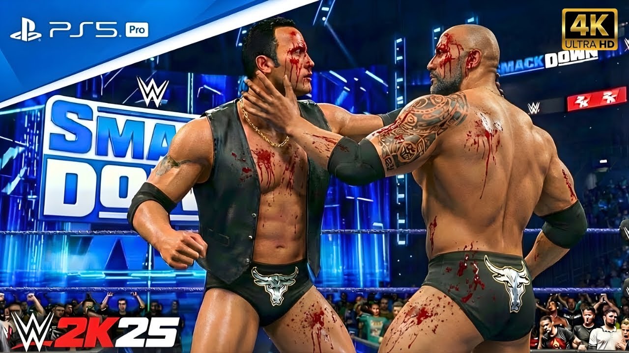WWE 2K25 | Рок против Янг Рока | Поединок один на один на SmackDown
