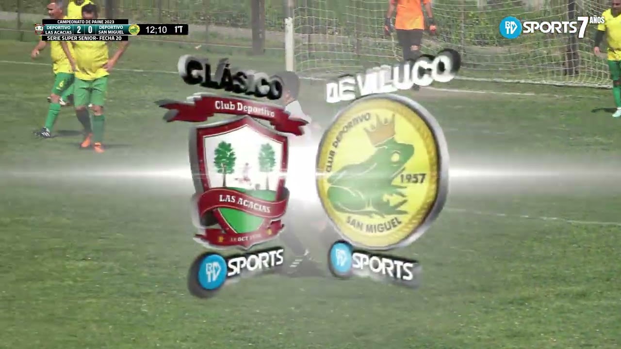 SUPER SENIOR | Las Acacias vs San Miguel | Fecha 20 | Campeonato de Paine 2023 | Clásico de Viluco