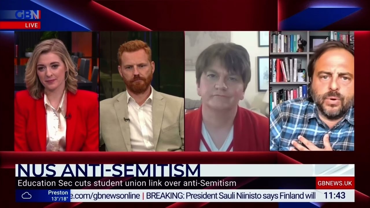 Jewish News editor Richard Ferrer discusses the National Union of Students on GB News