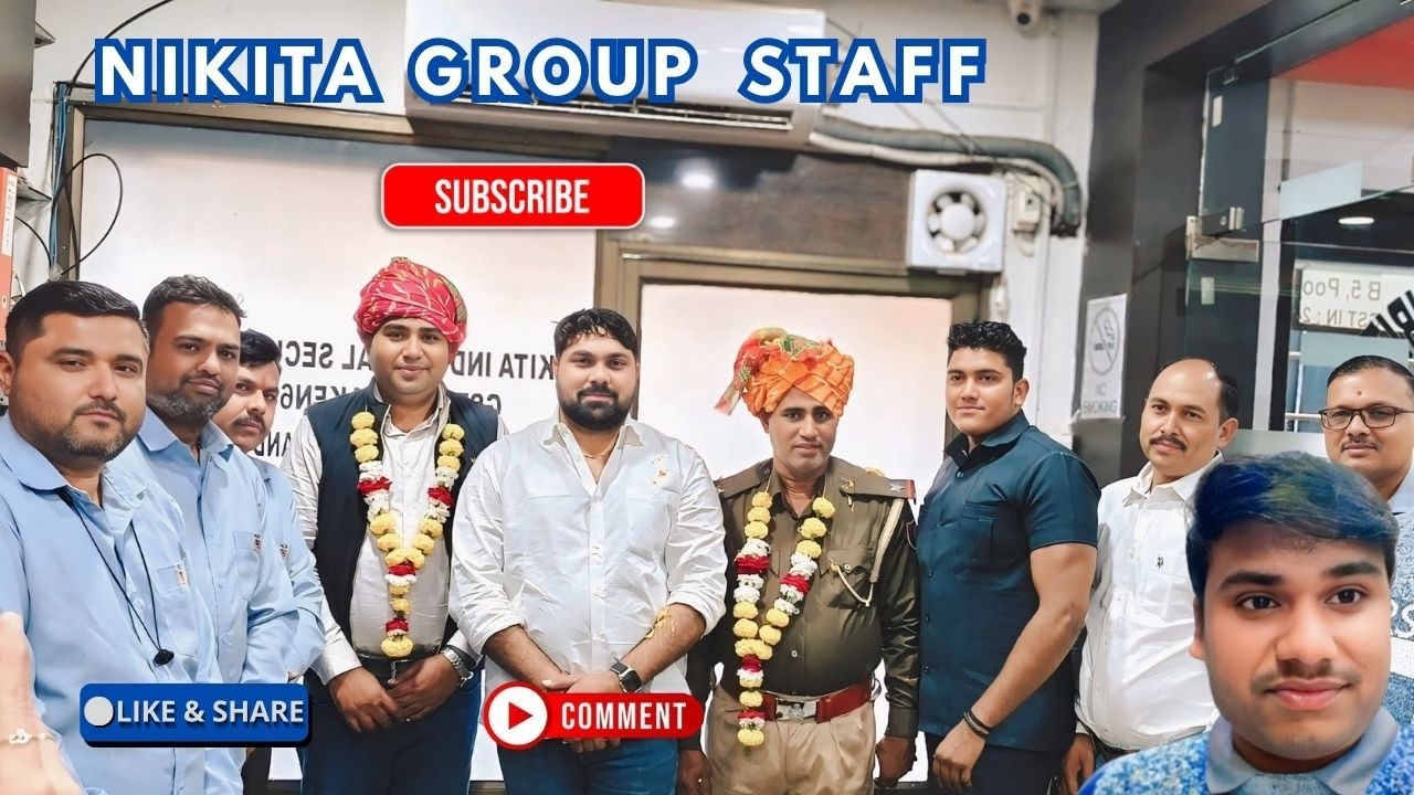 Traditional Guest Welcome at Nikita Industrial Security Agency | Corporate Culture | Ashwani Shahu