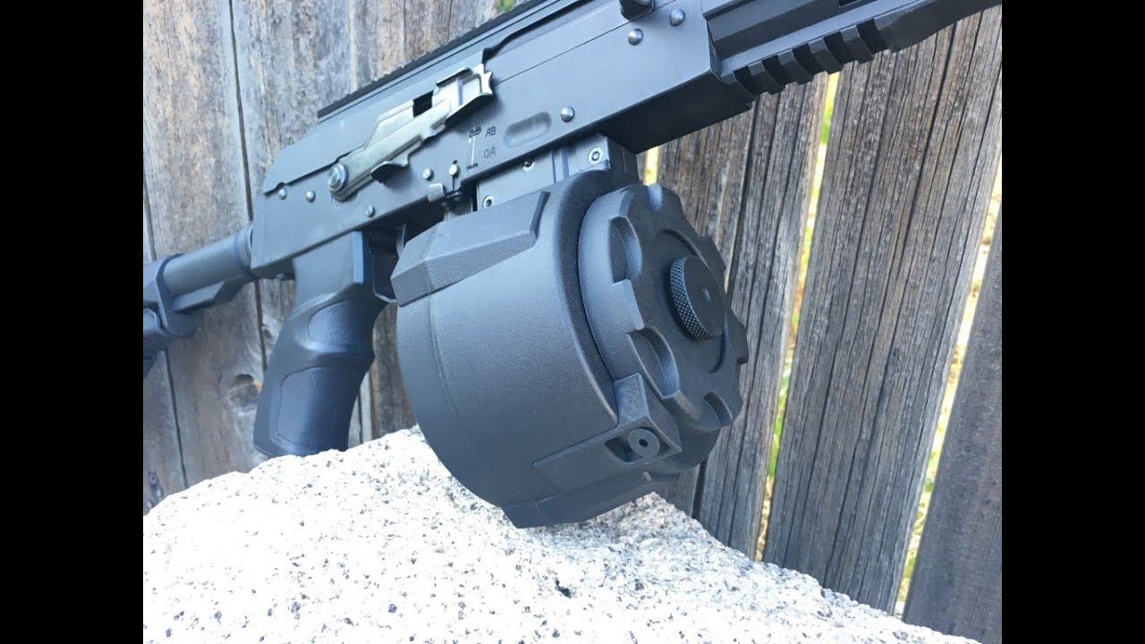 Angel Custom Firestorm Airsoft Drum Magazine