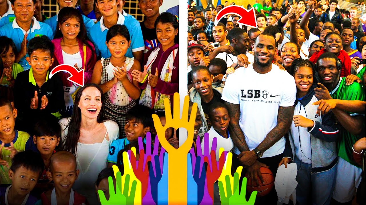 The Generosity of Famous Celebrities | Celebrity Philanthropists: Donations and Initiatives
