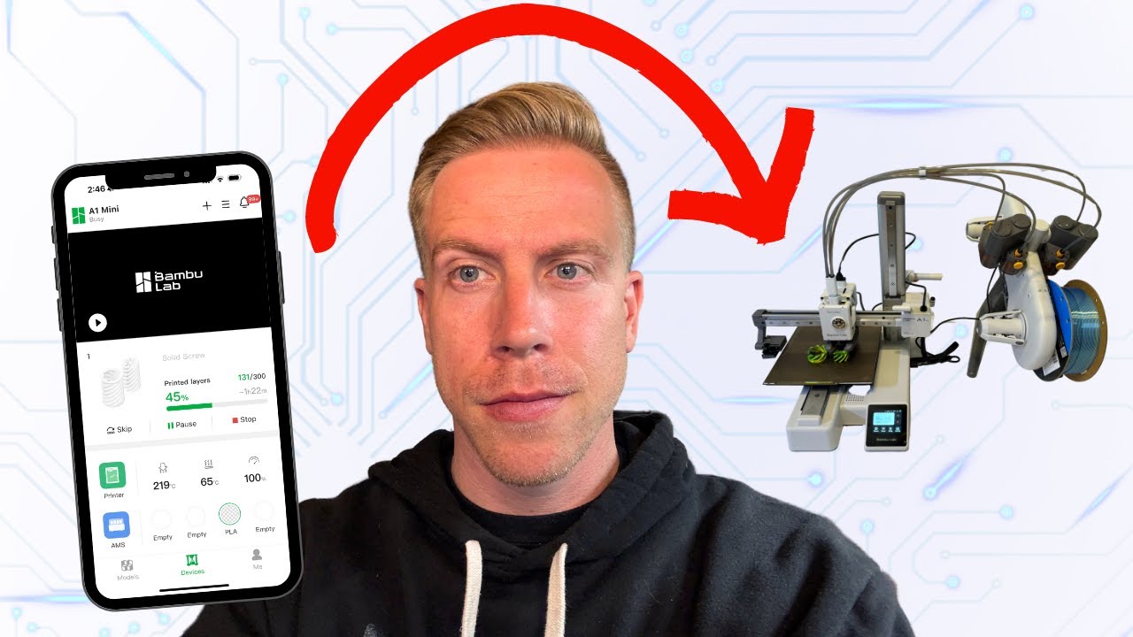 How to 3D Print from Phone with Bambu Lab A1 & A1 Mini
