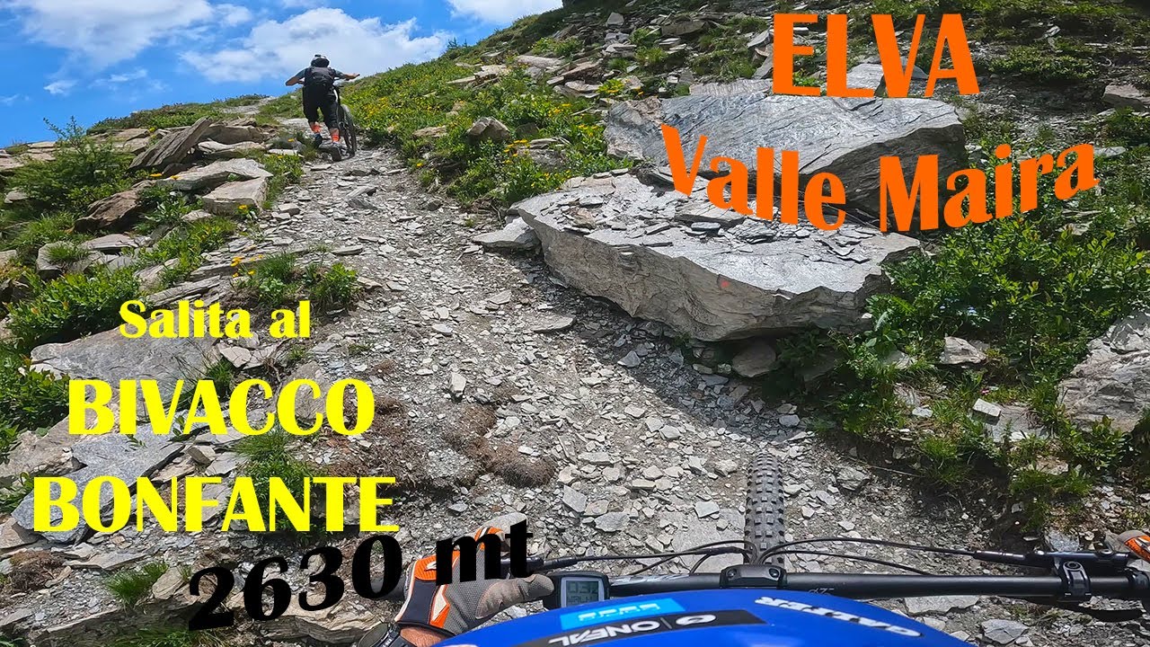 Da Elva al Bivacco Bonfante (2630mt) - Valle Maira MTB - 11/07/2025