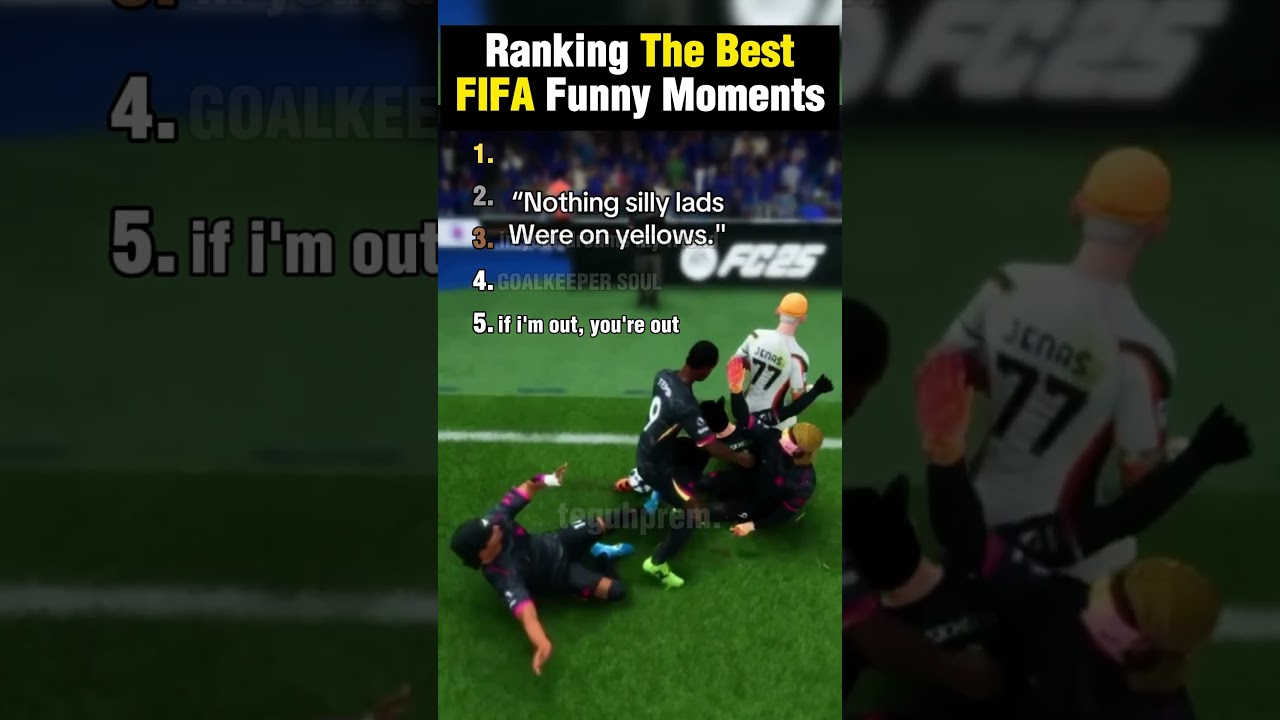 Ranking The Best Funny Glitch in FIFA #fifa #eagames #football #shorts