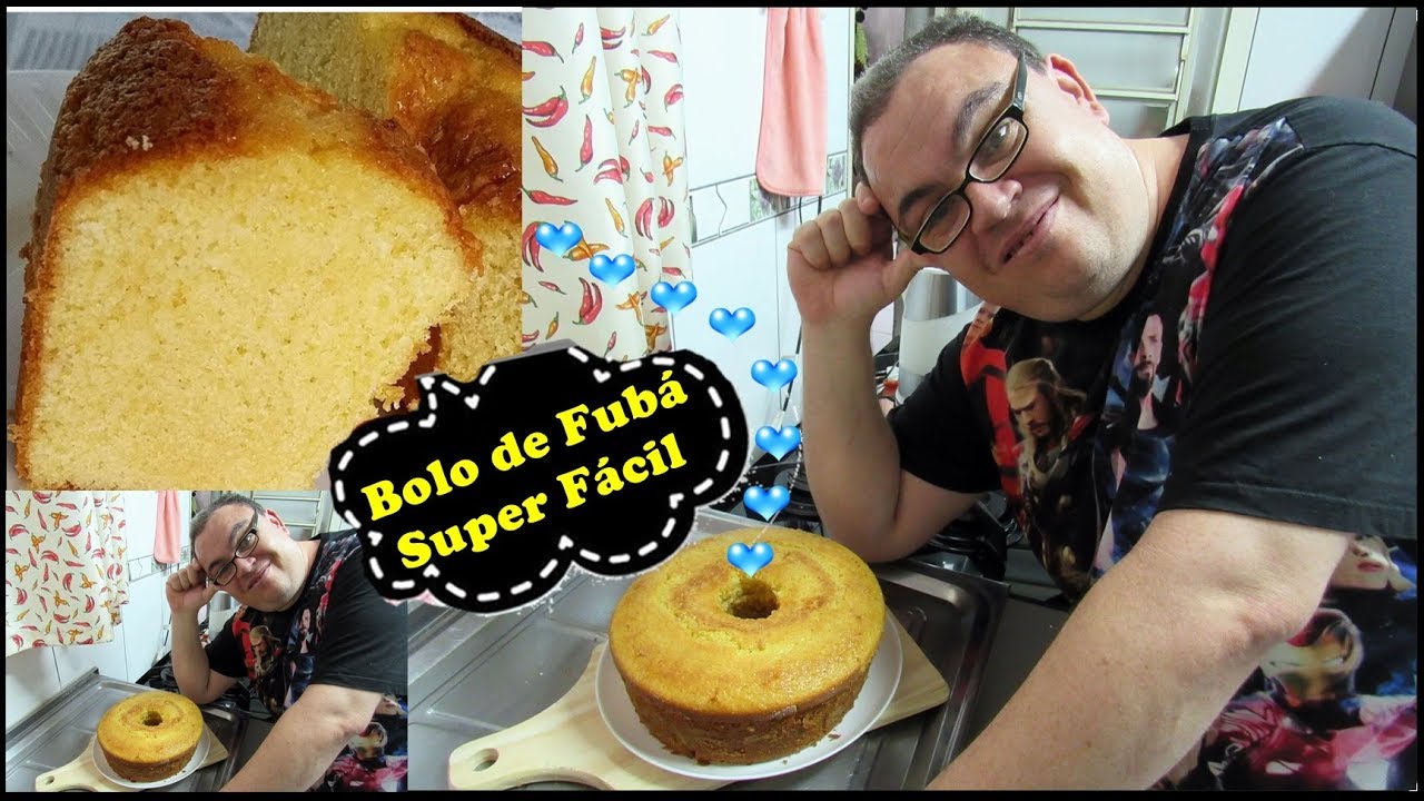 Bolo de Fubá Diferente Super Fácil