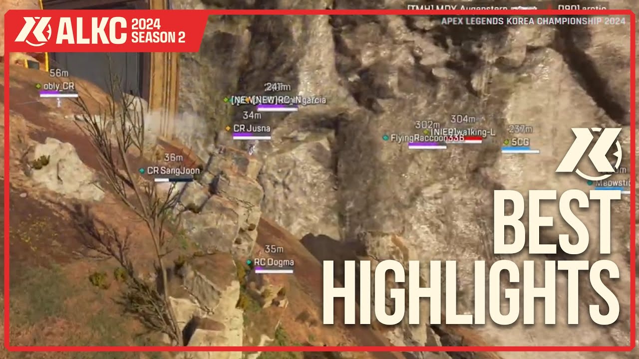 CRAZY RACCOON vs REJECT WINNITY KR  I  ALKC SEASON 2 BEST HIGHLIGHTS I  Apex Legends