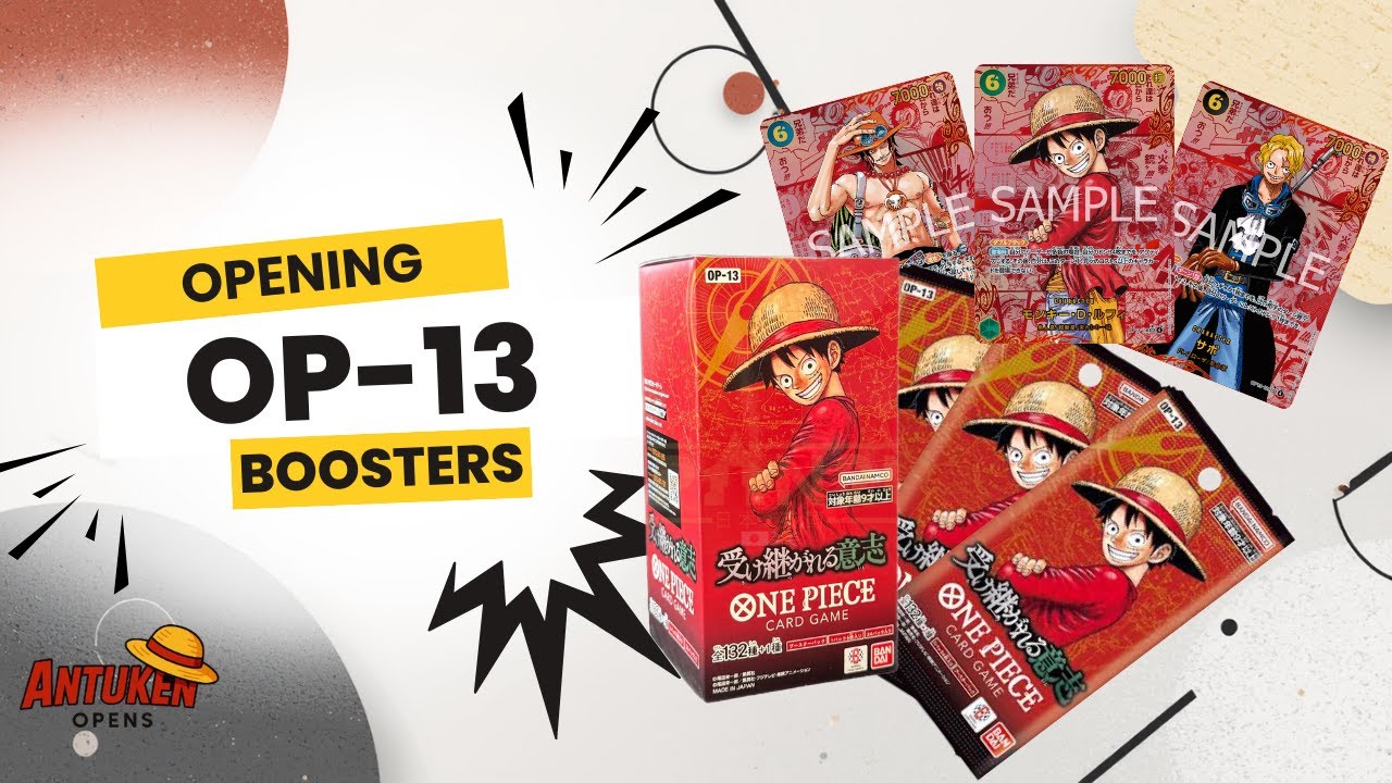 OP-13 Booster Pack Opening | One Piece TCG Pulls