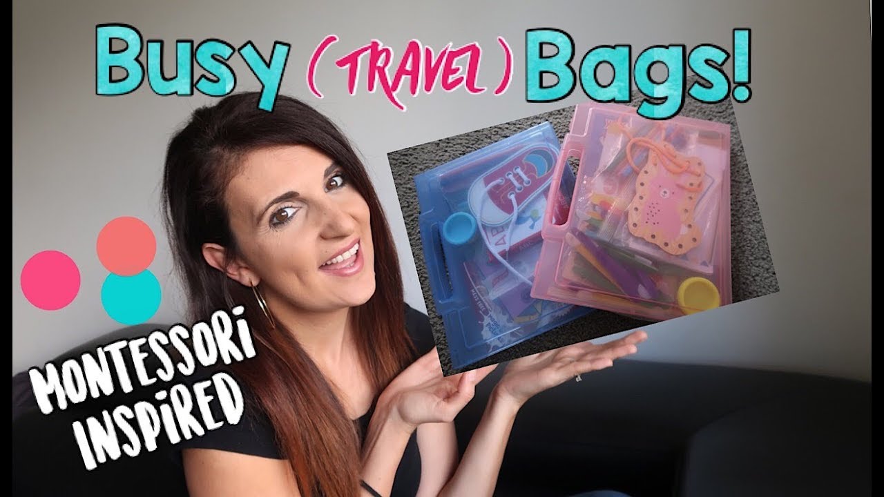 BUSY BAGS FOR TODDLER + PRESCHOOLER | TRAVEL FRIENDLY & EDUCATIONAL!