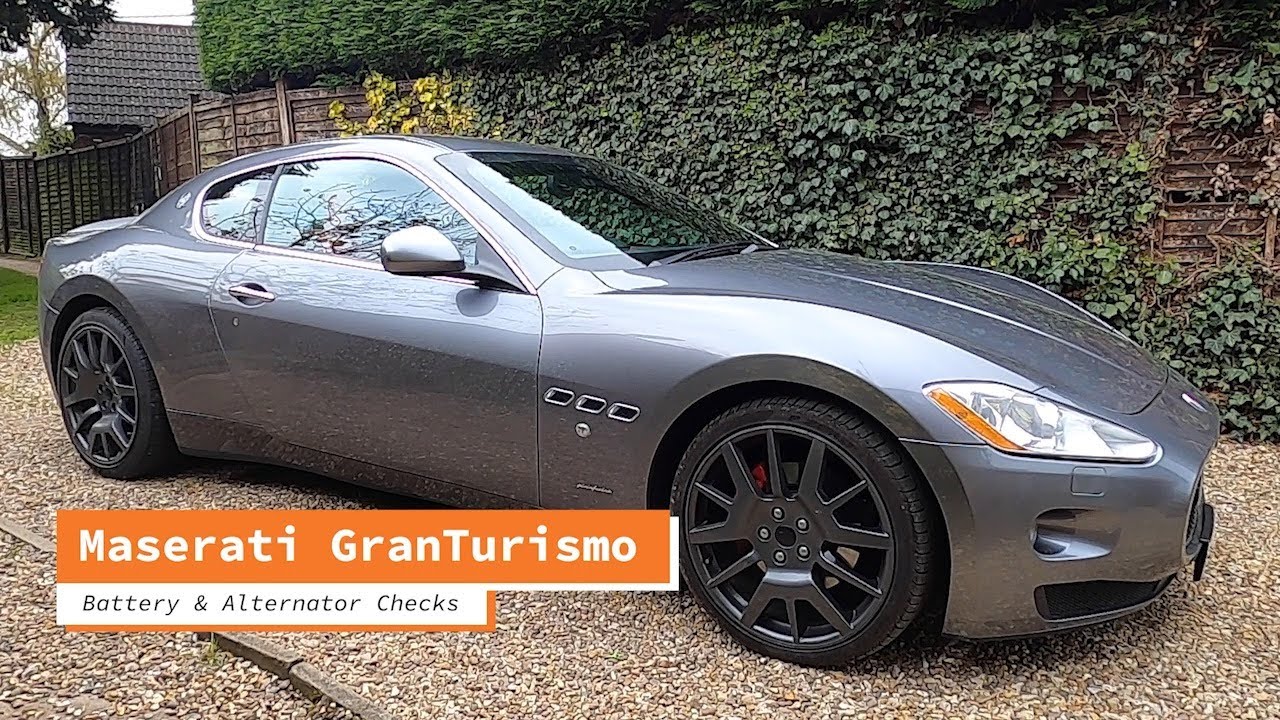 Maserati GranTurismo Battery Alternator Checks