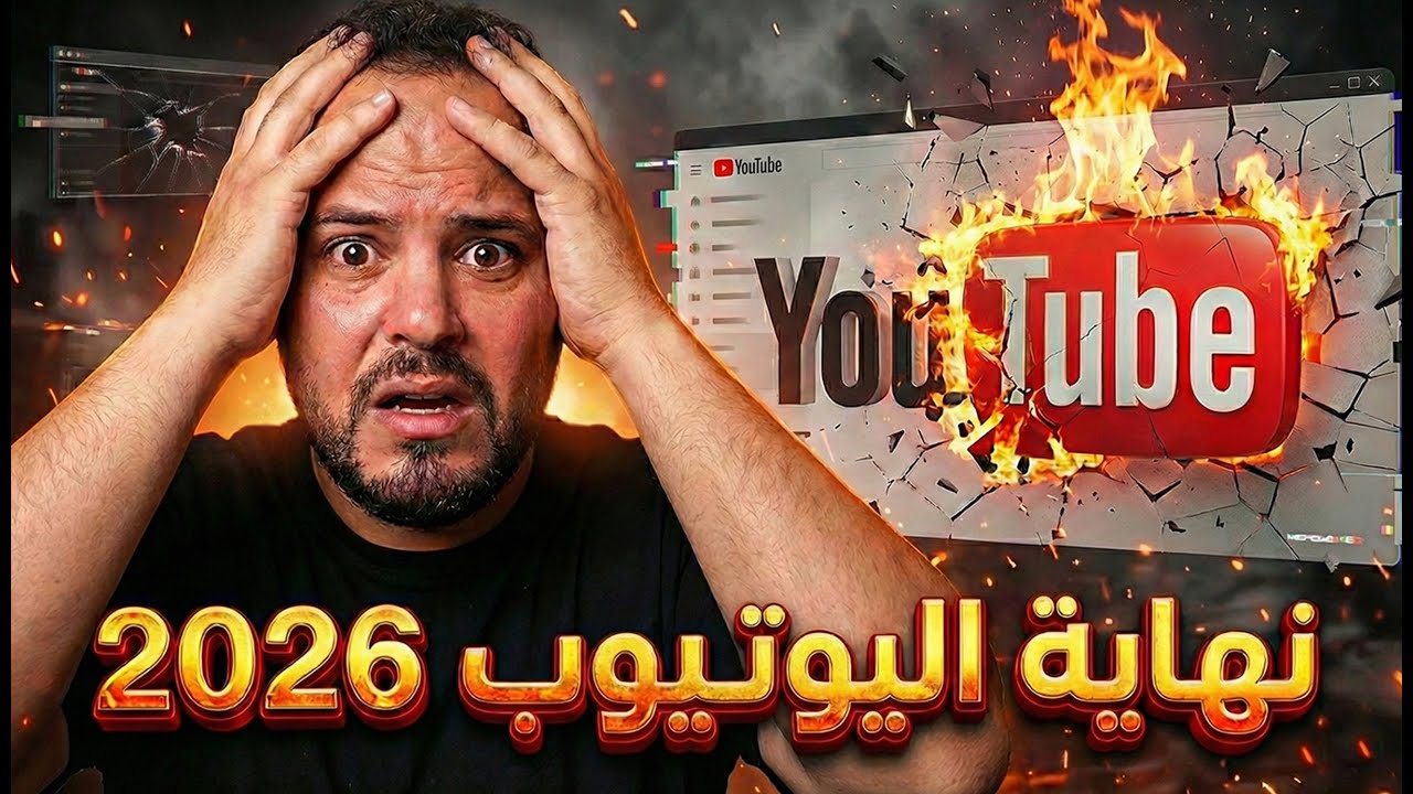 نهاية اليوتيوب في 2026 🛑 بسبب هذه الميزة التي ستنهي مسيرة آلاف القنوات