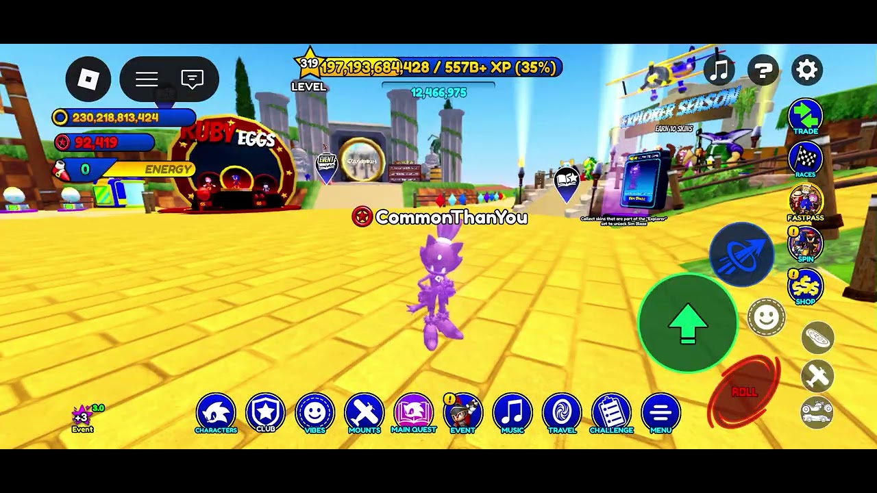 Unlocking Sim Blaze! |Sonic Speed Simulator 