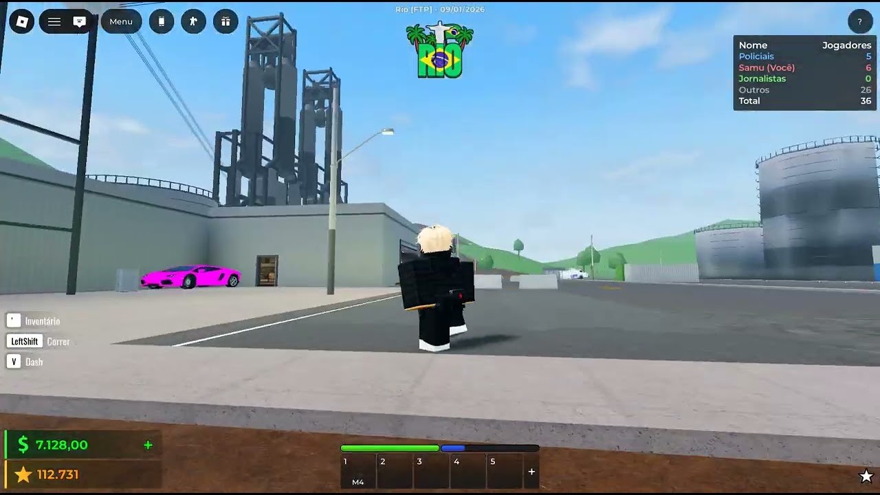 Farmando arma no rio rp