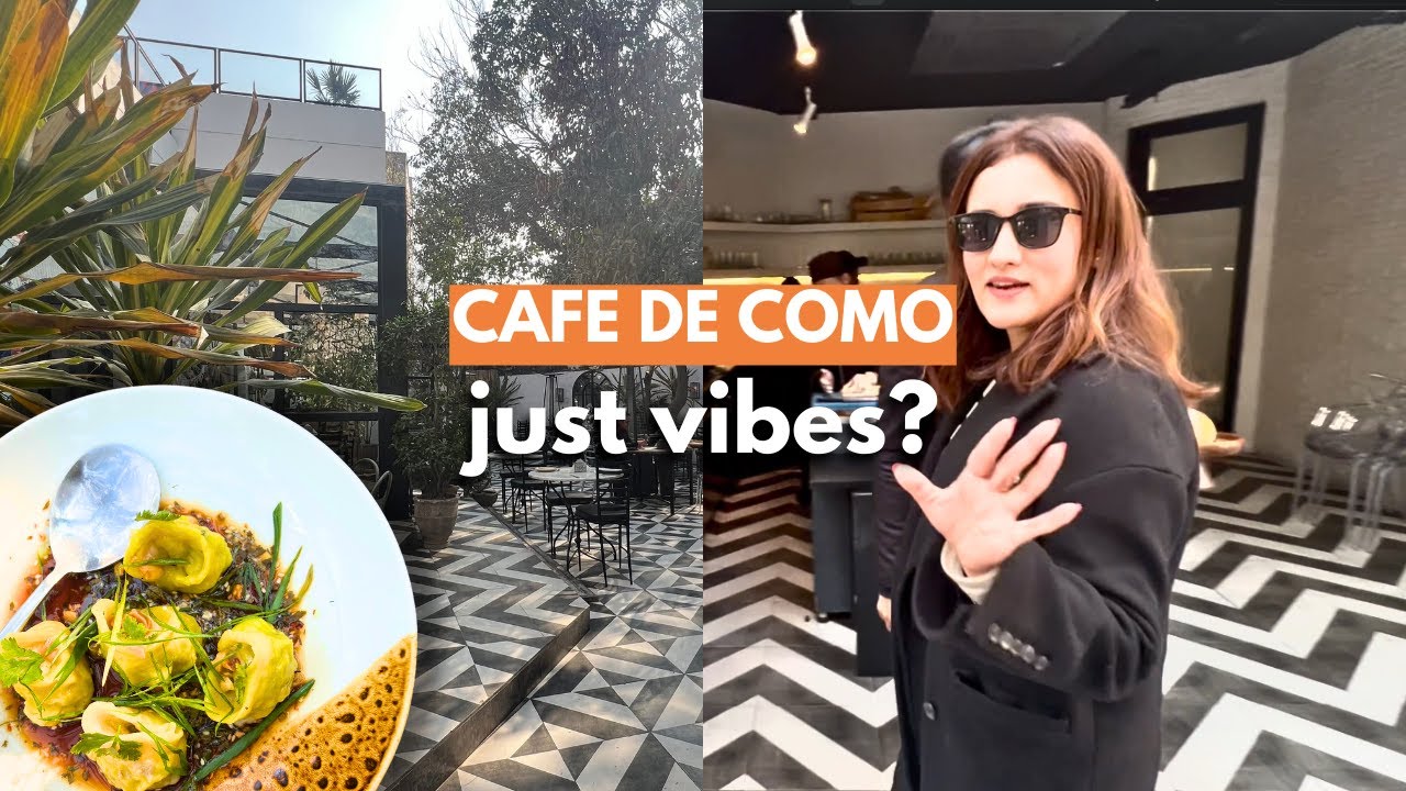 i review the most aesthetic restaurant in Lahore | Cafe de Como