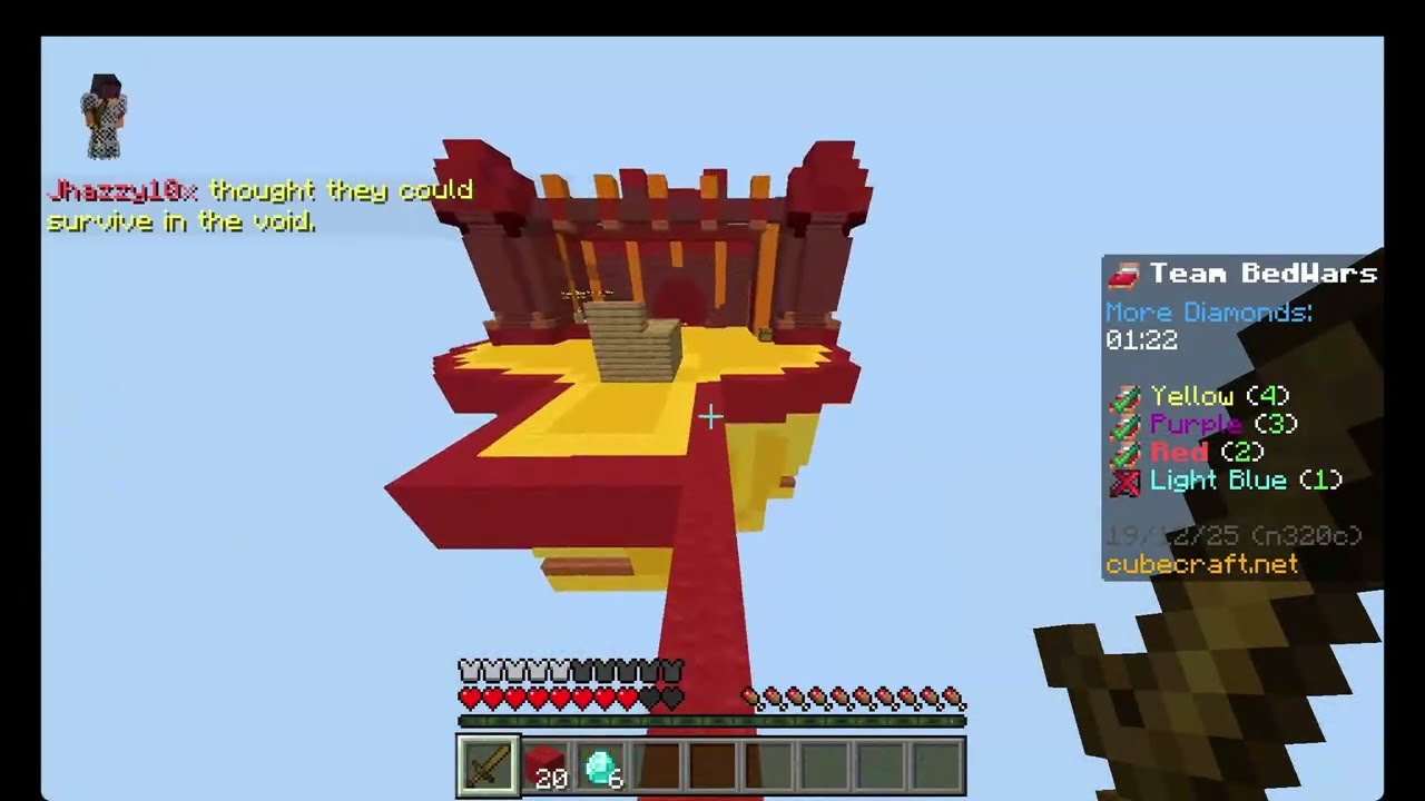 Cubecraft bedwars (bedrock edition)