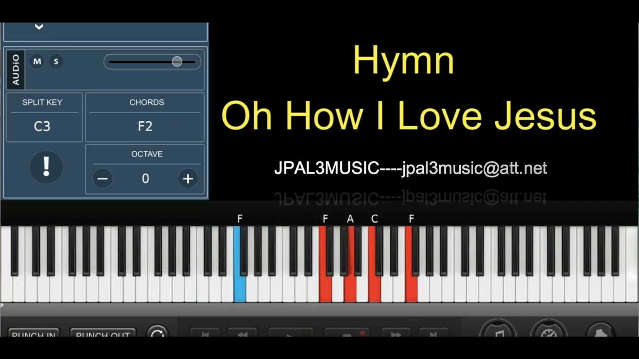 How to play Oh How I Love Jesus EASY HYMN