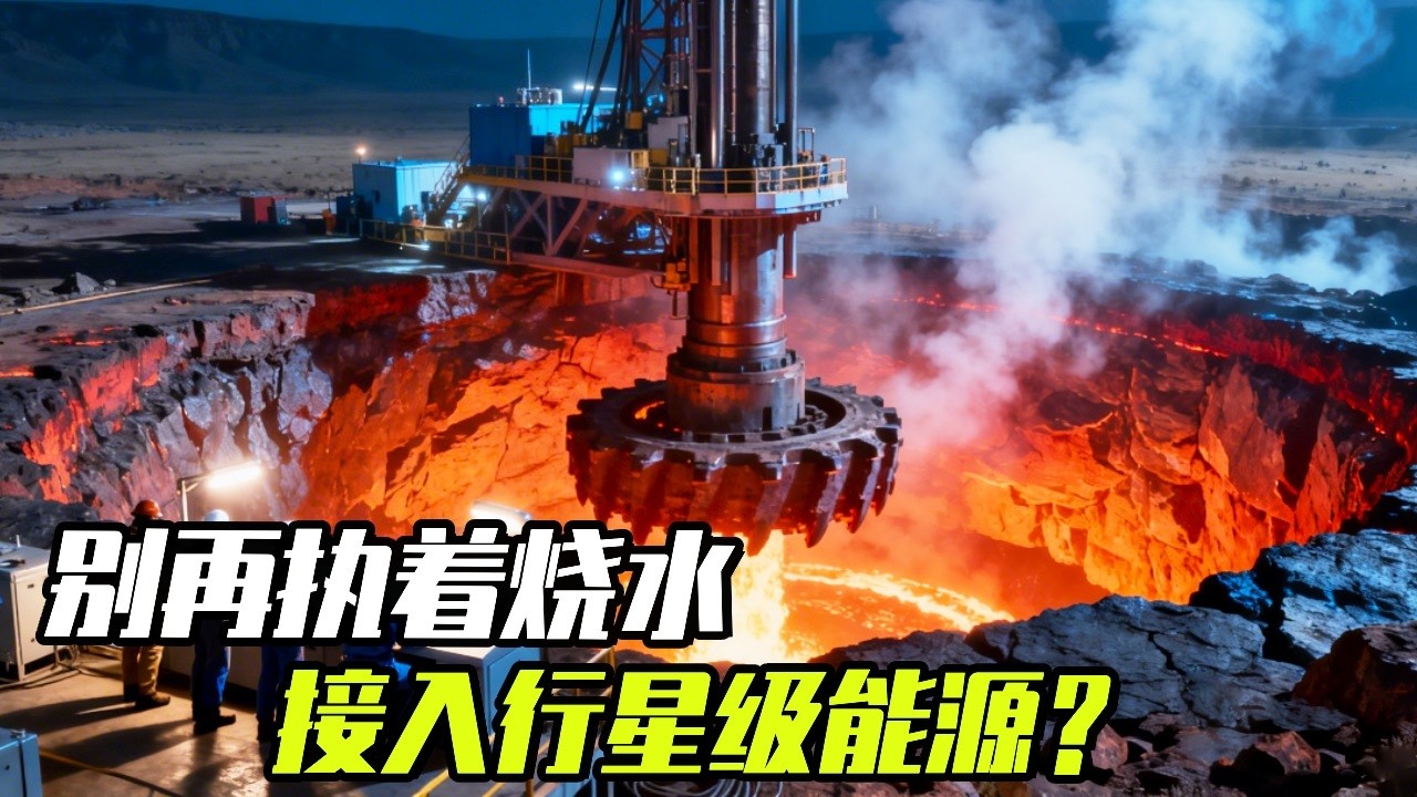 别再执着烧水，让我们钻透地壳，接入行星级能源！ #知识前沿派对 #地热能 #发电 #发明