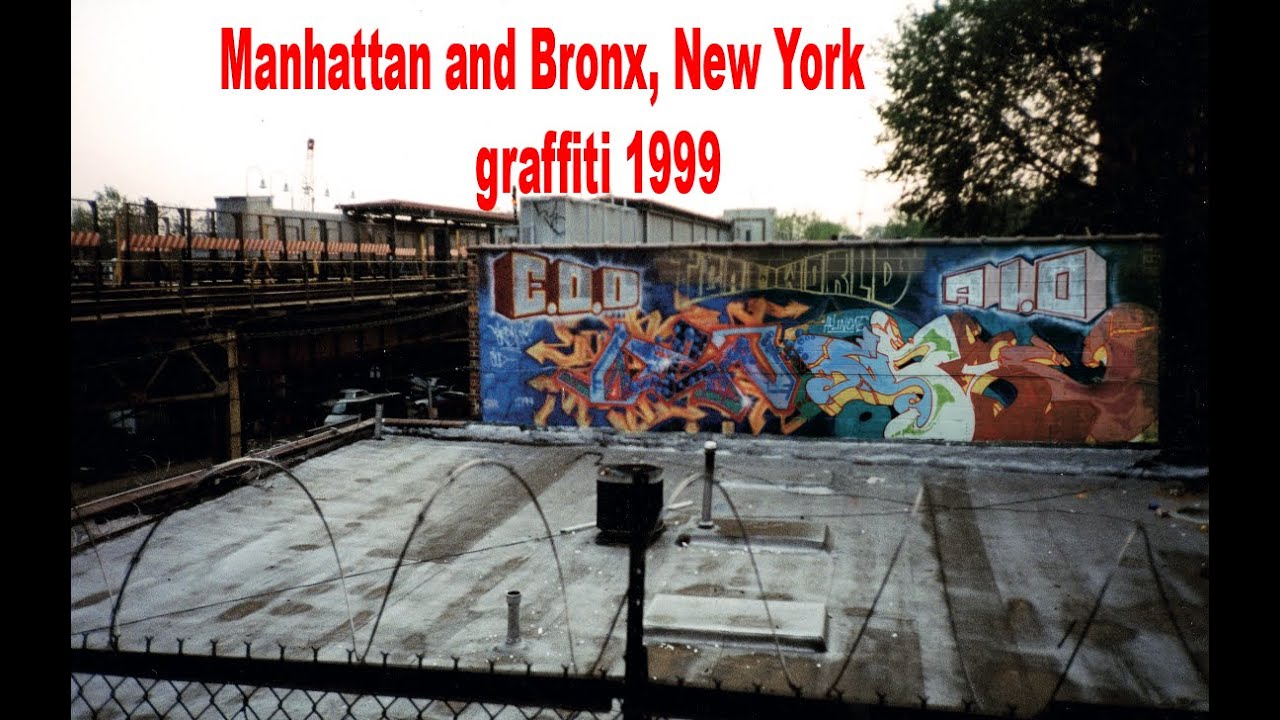 Manhattan and Bronx, New York graffiti 1999