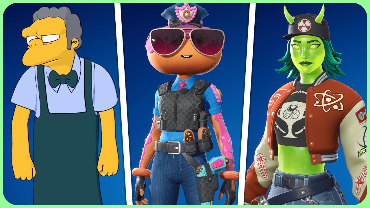 EVERYTHING Added in Fortnite's Simpsons v38.10 Update! (Moe, Flick Fusion, + More!)