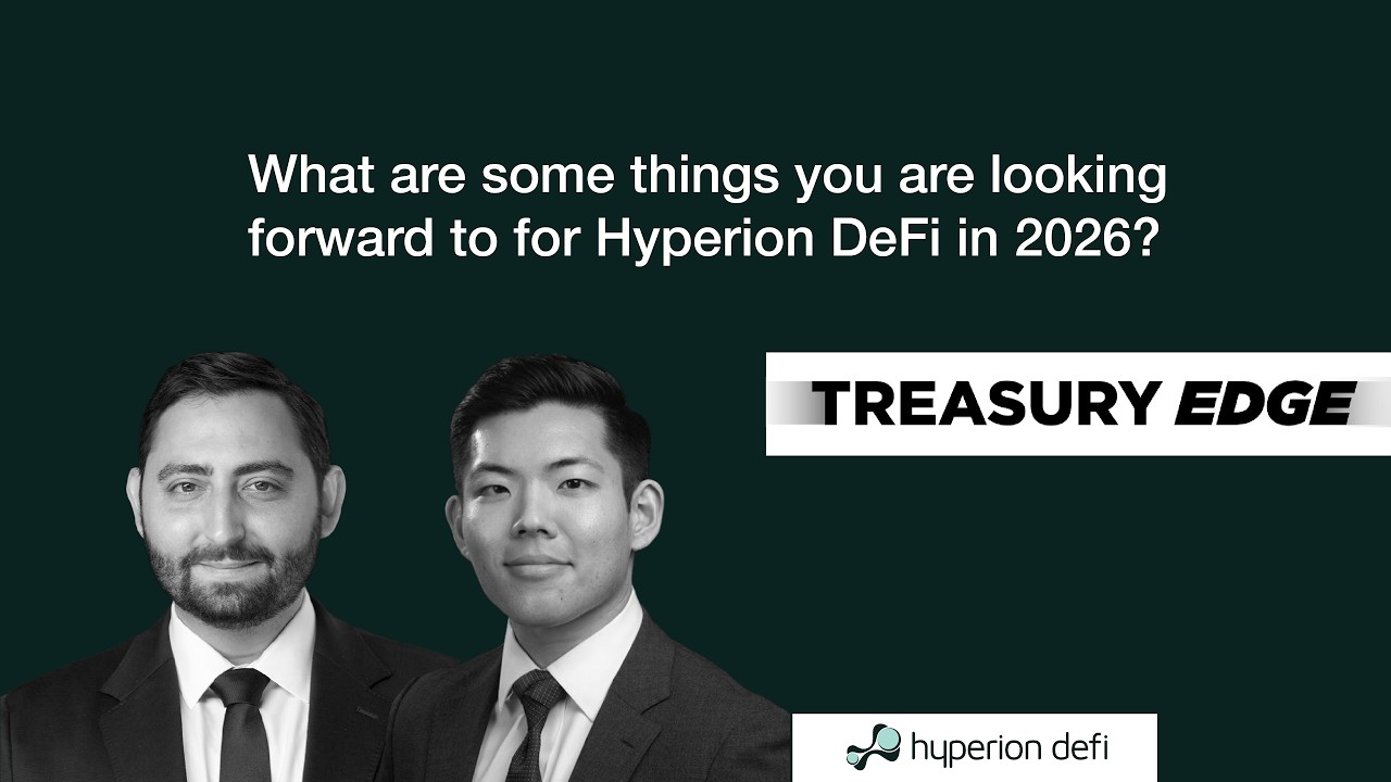 Treasury Edge's Cade Bergman asks CEO Hyunsu Jung about what to expect in 2026
