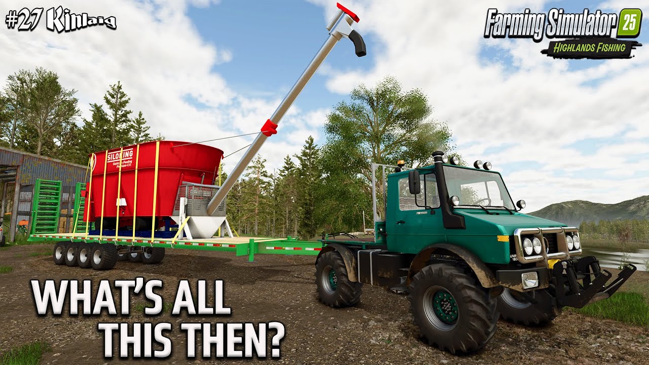 BLIMEY I GET EASILY DISTRACTED?! EP #27 (KINLAIG) Highlands Fishing Farming Simulator 25