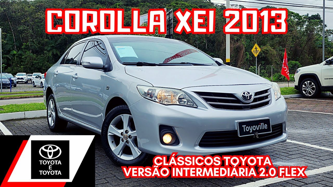 TOYOTA COROLLA XEI 2013 2.0 FLEX | UM CLÁSSICO TOYOTA NA VERSÃO INTERMEDIÁRIA DETALHES DO INTERIOR