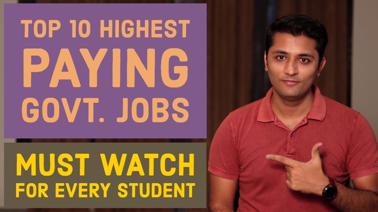 Top 10 Highest Paying Government Jobs List By Knower Nikhil [ Must Watch ]