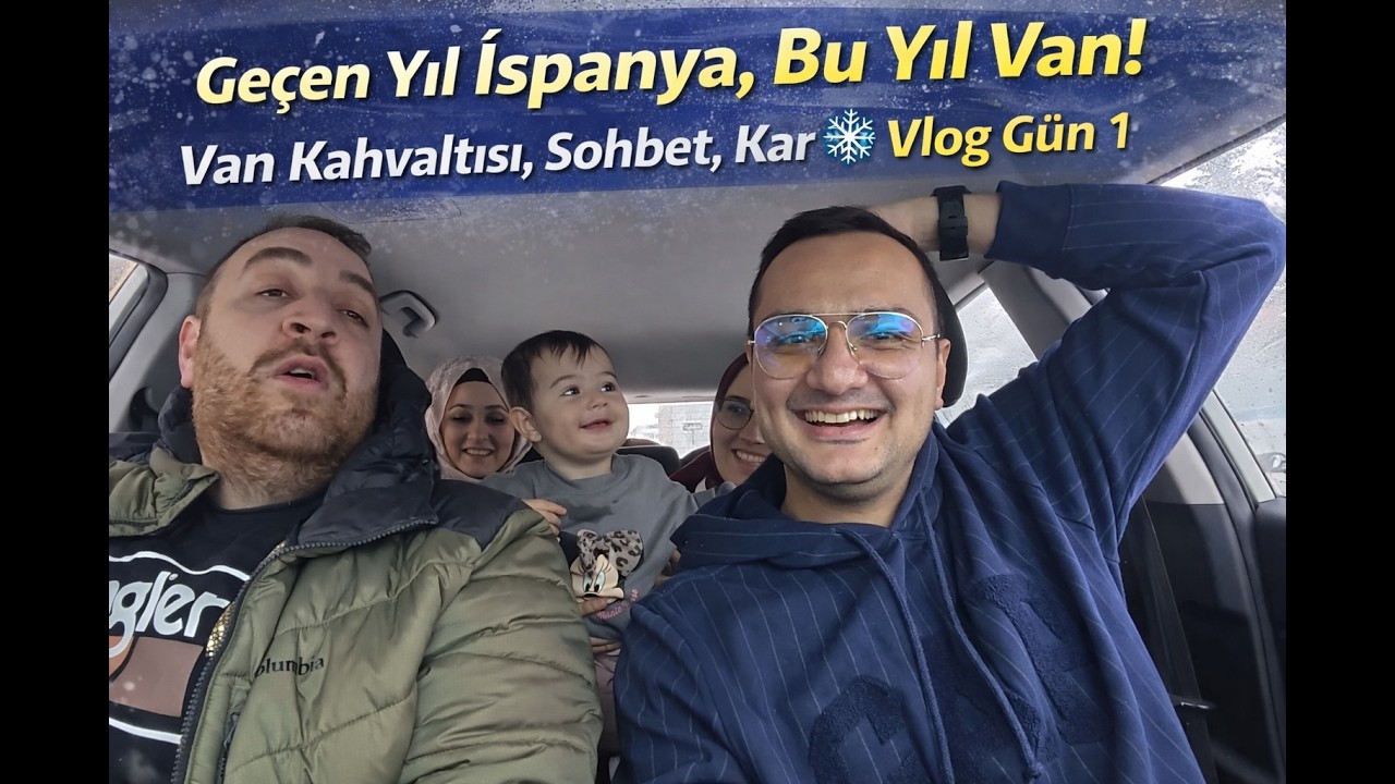 Geçen Yıl İspanya, Bu Yıl Van! Van Kahvaltısı, Sohbet, Kar ❄️ Vlog Gün 1