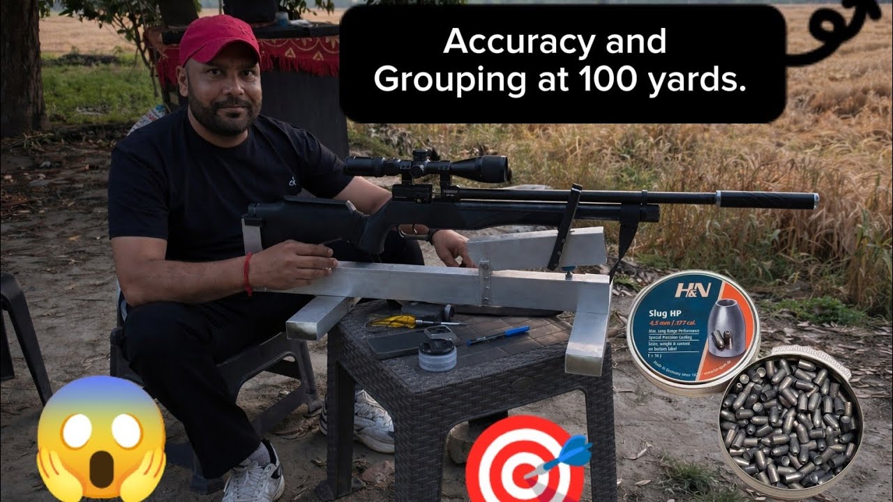 Valorous Vertigo accuracy and grouping test at 100 yards //20 grain H&N slugs accuracy/#sharpshooter