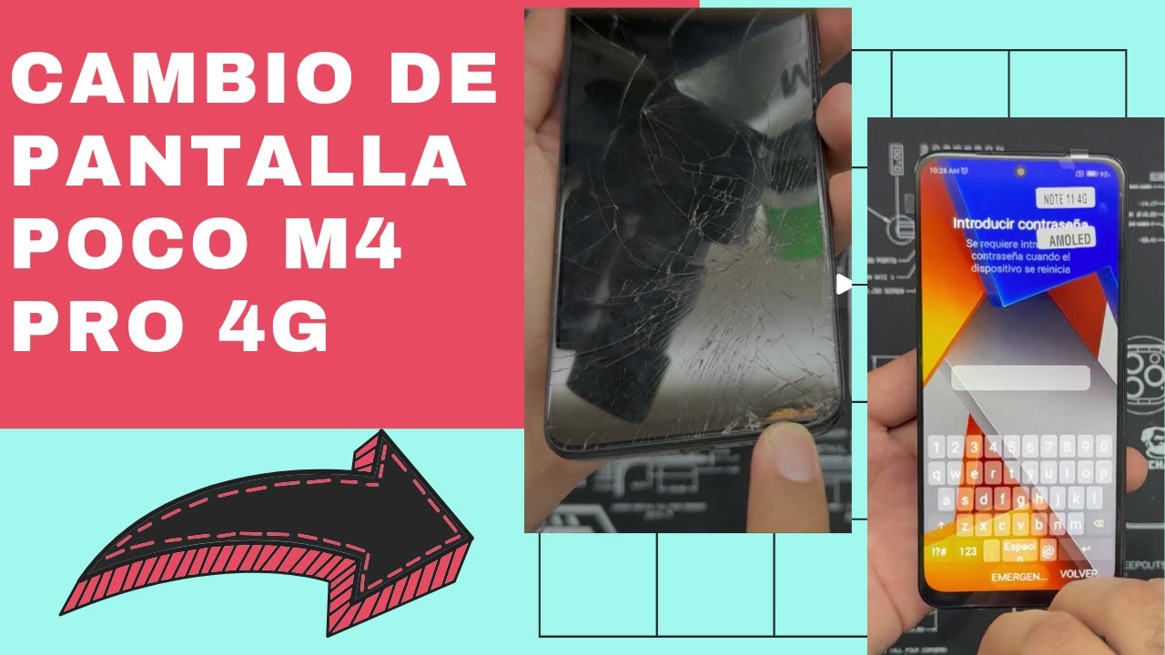 📲 CAMBIO DE PANTALLA POCO M4 PRO 4G [BIEN EXPLICADO]