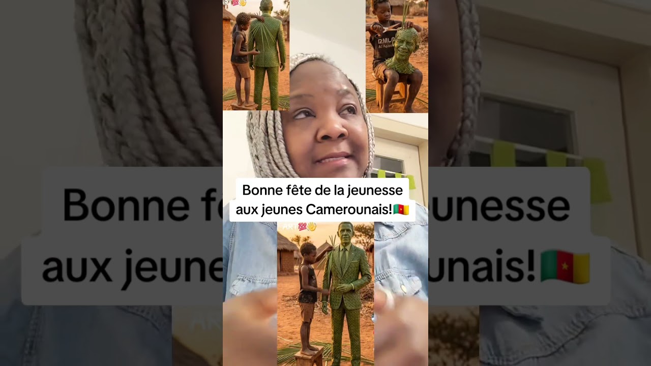 Bonne fête de la jeunesse aux jeunes Camerounais!