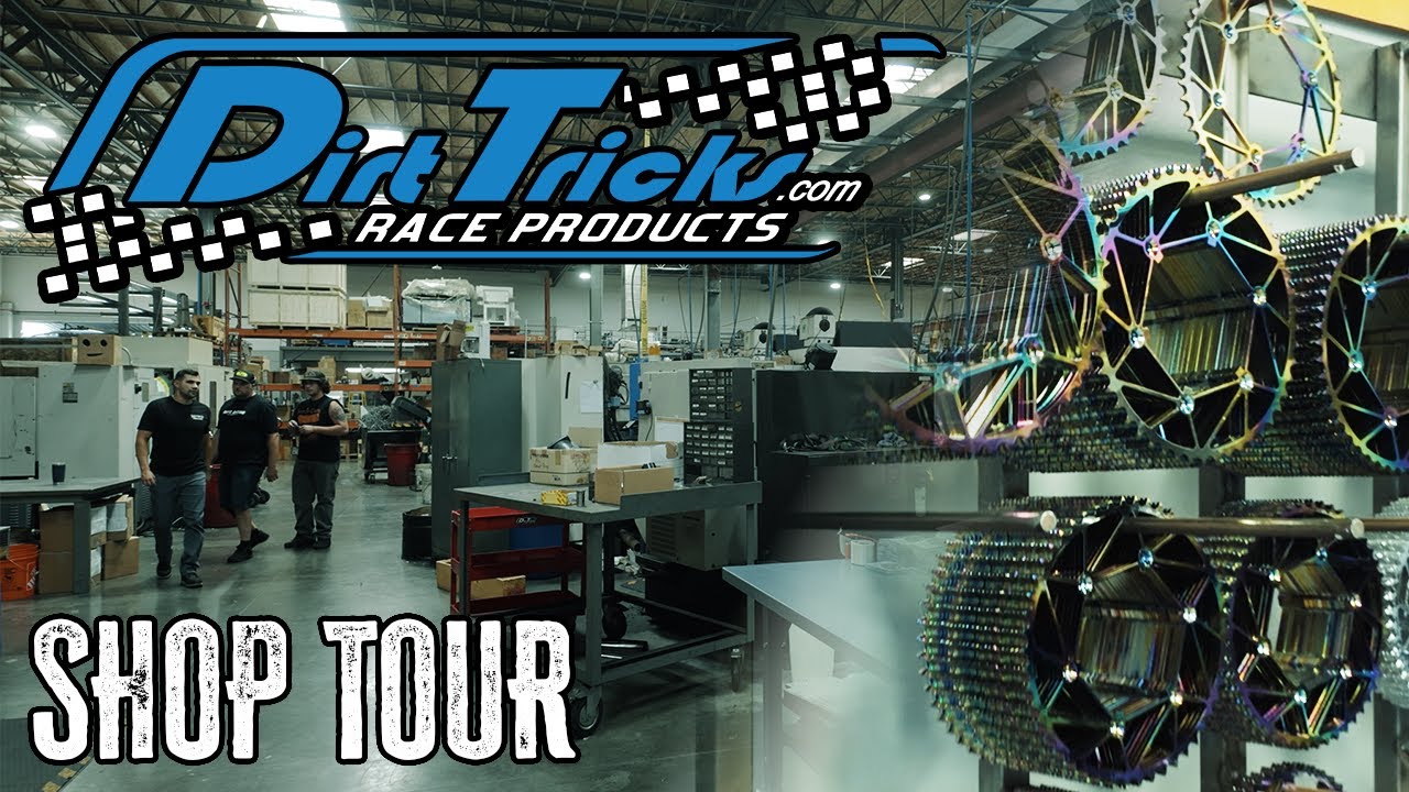 DIRT TRICKS Shop Tour | The Best Sprockets for Hard Enduro