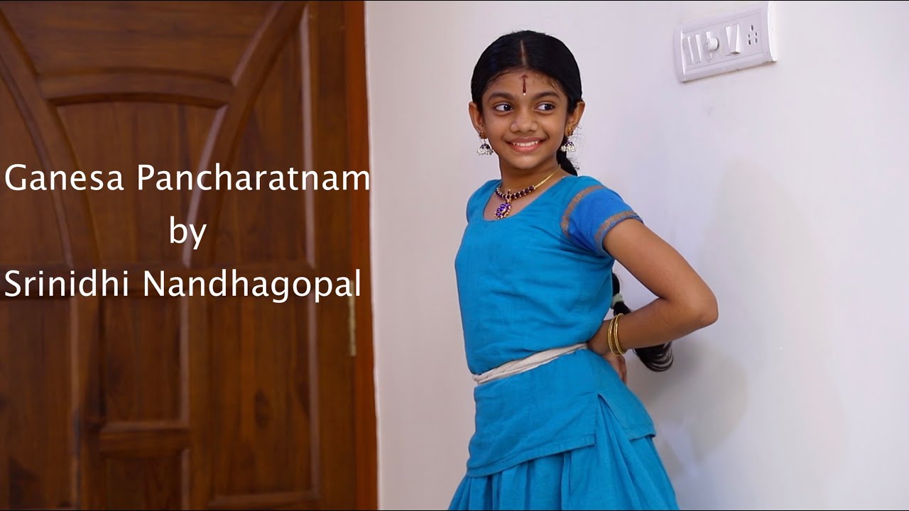Ganesa Pancharatnam by Srinidhi Nandhagopal - Sridevi Nrithyalaya - Bharathanatyam Dance