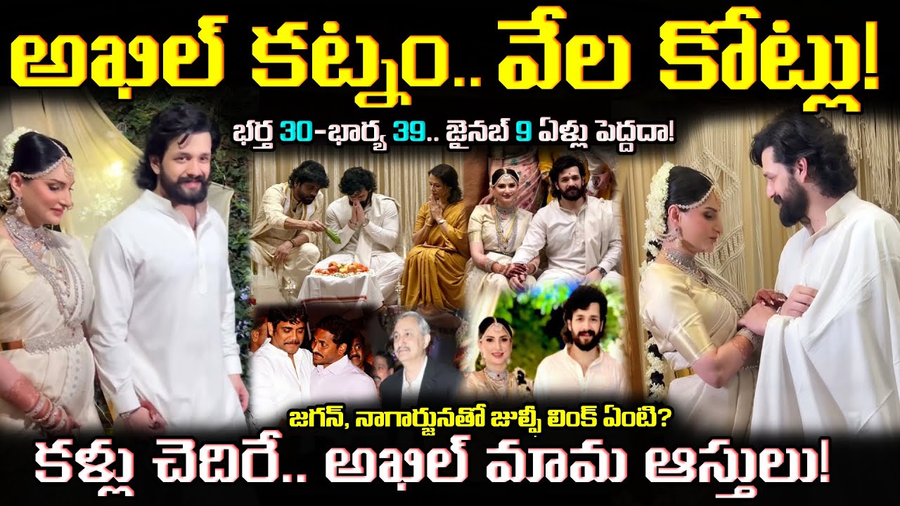 🕺💃 Akhil Akkineni, Zainab Ravdjee Grand Wedding Hyderabad 💍 అఖిల్ కట్నం తెలిస్తే దిమ్మతిరగాల్సిందే!
