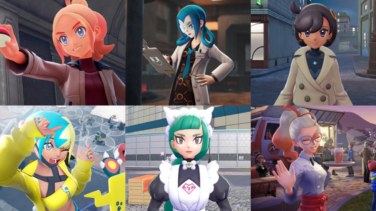 Pokemon Legends: Z-A Girls Being Pretty and Likeable