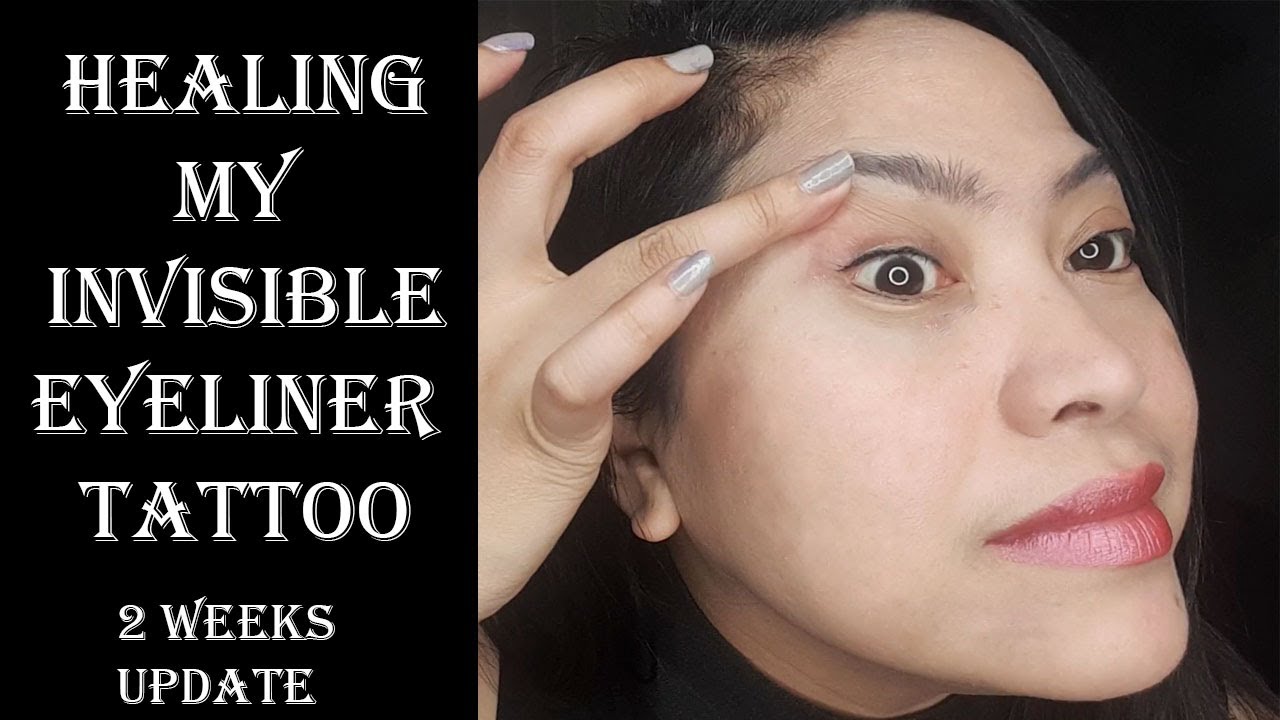 Healing Invisible Eyeliner Tattoo/2 Weeks Update/BelleLife Tv