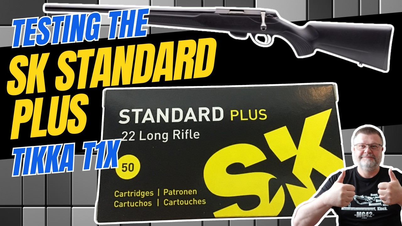 SK Standard Plus 55yards, Tikka T1x .22lr accuracy review
