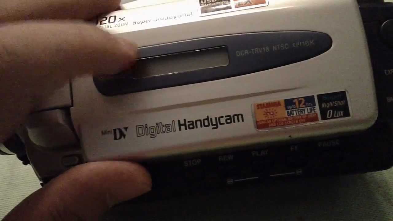 Sony Handycam DCR - TRV18 Review