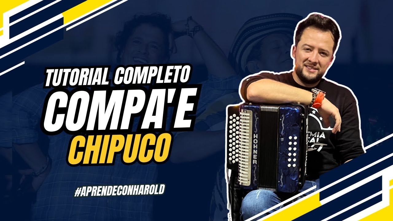 Compa'e Chipuco (tutorial acordeón vallenato) - Versión Carlos Vives
