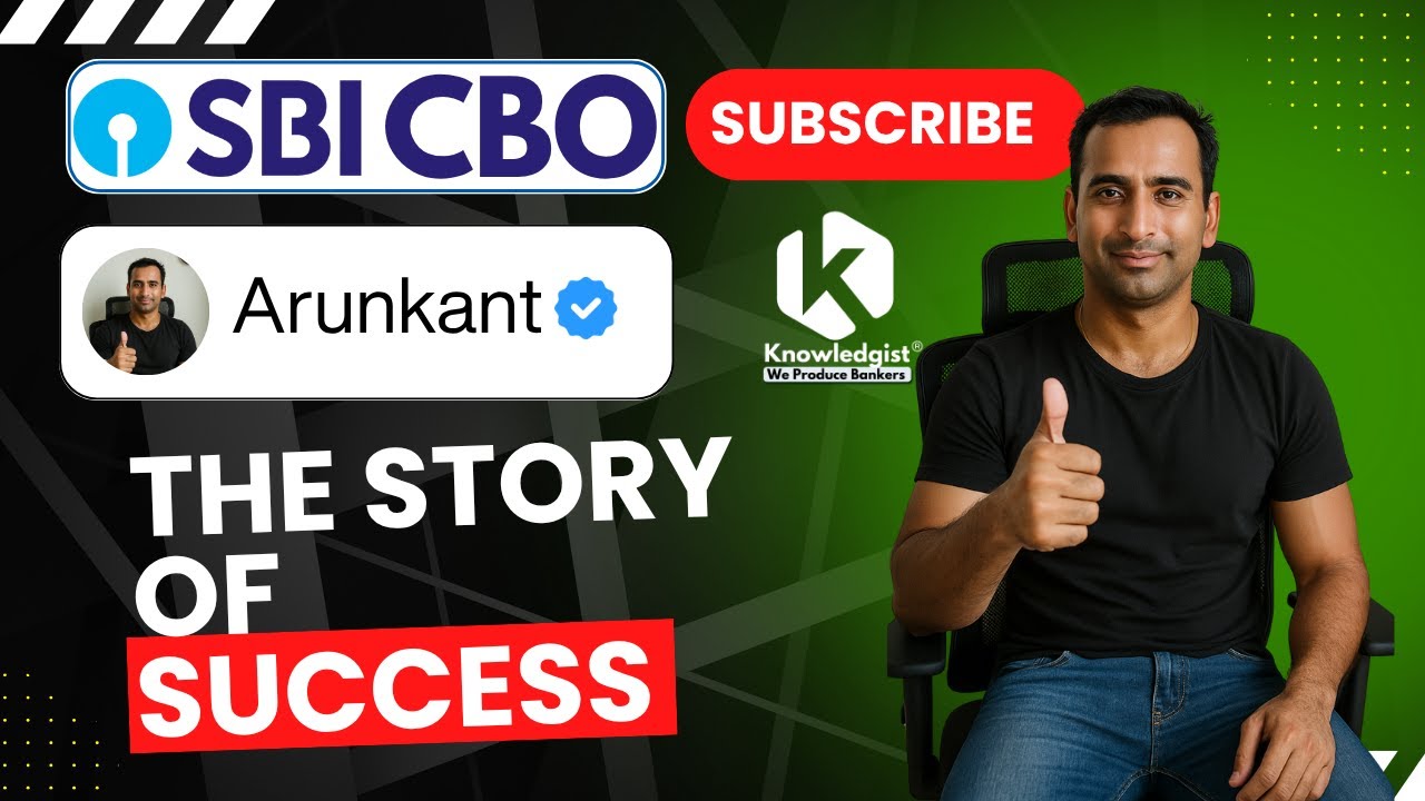 The Journey Of Arunkant Towords SBI CBO | The Success Story